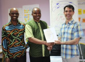 Remise d'attestation aux participants